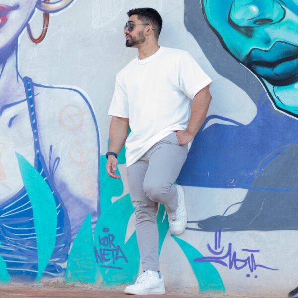 Camiseta Oversized AlphaBasic Off-White
