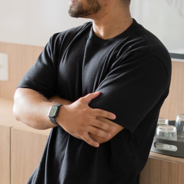 Camiseta Oversized AlphaBasic Preta