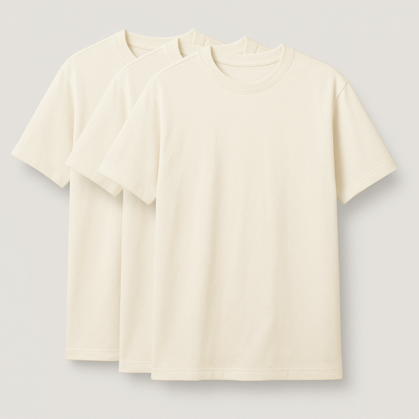 Kit 3 Camisetas Oversized OffWhite